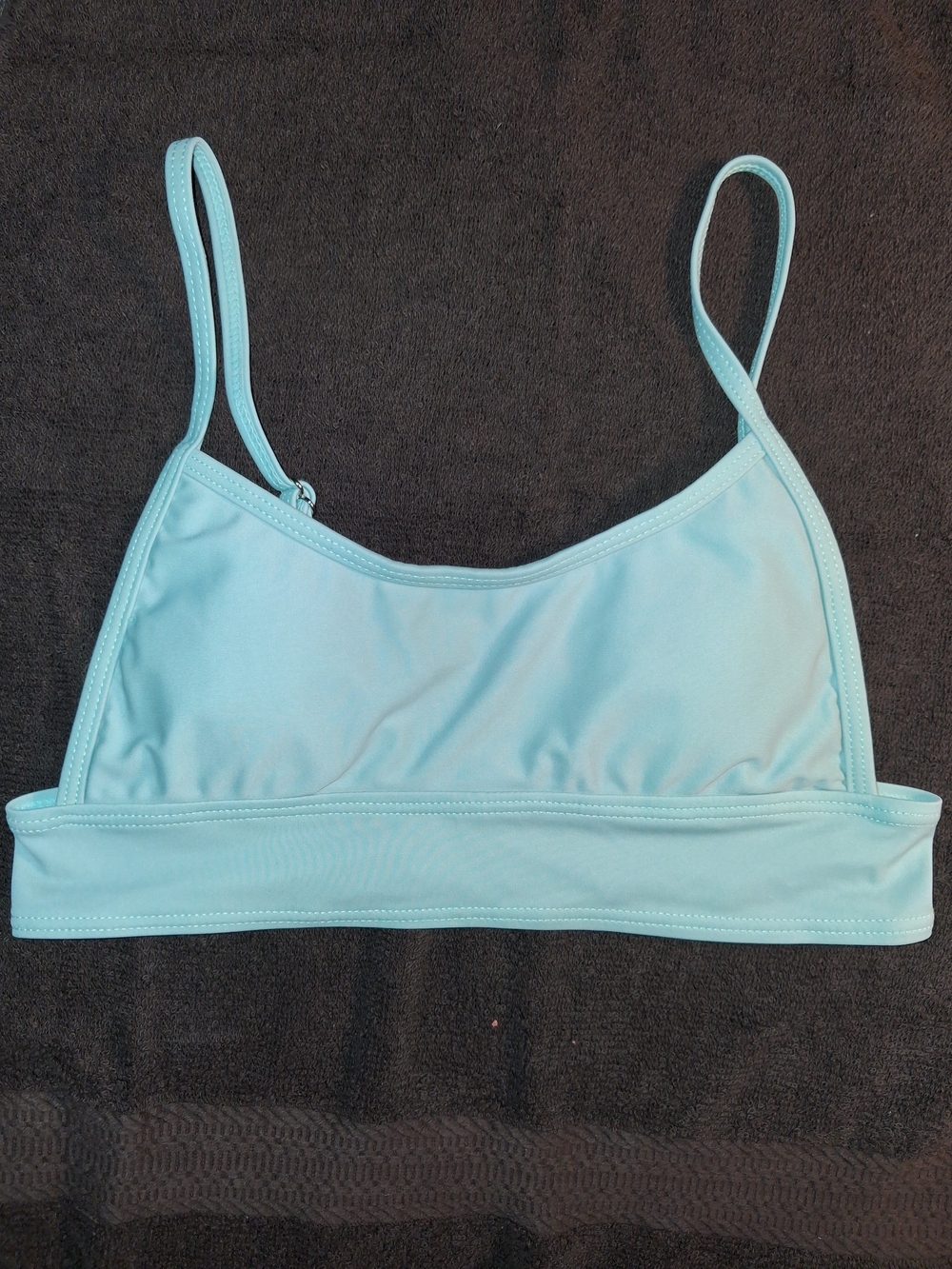 Light Blue Women's Romwe Bikini Top